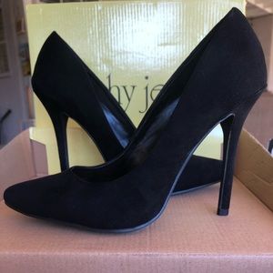 Black Suede Pumps